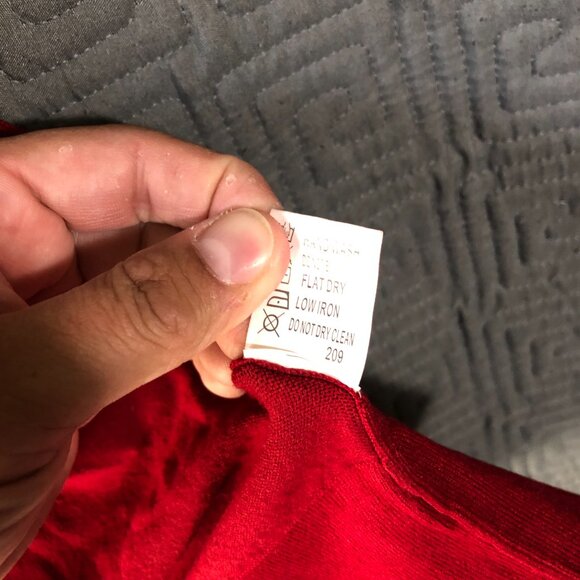 Aamilife Cardigan Womens Size Large Red Long Sleeve Viscose Blend - Picture 4 of 7